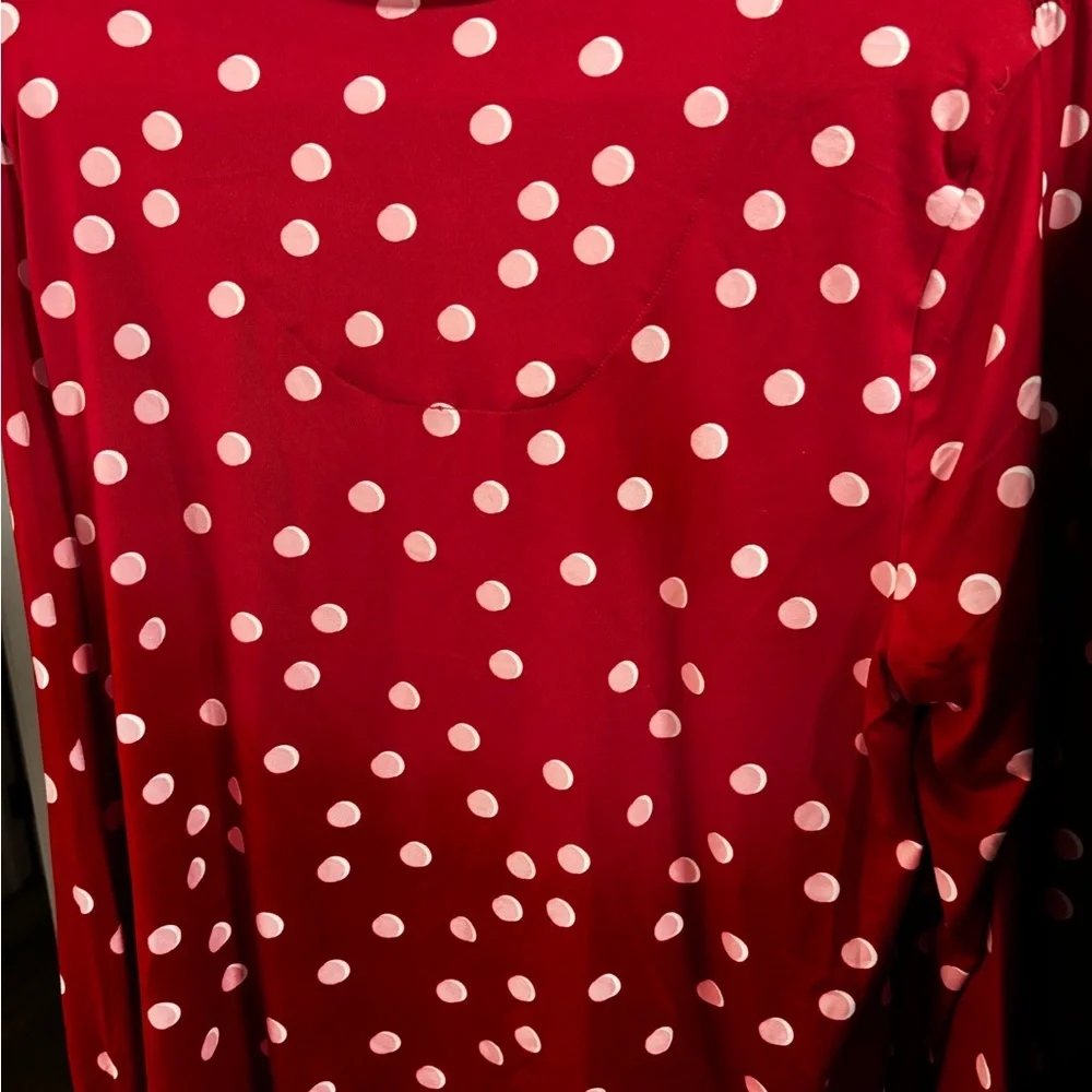 Kate Spade Red Polka Dot Pajama Set - Picture 2 of 7